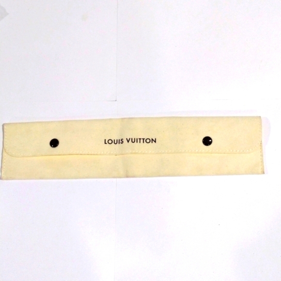 Authentic Louis Vuitton Accessory Necklace Bracelet Watch Case - Snap Closure - Picture 1 of 4